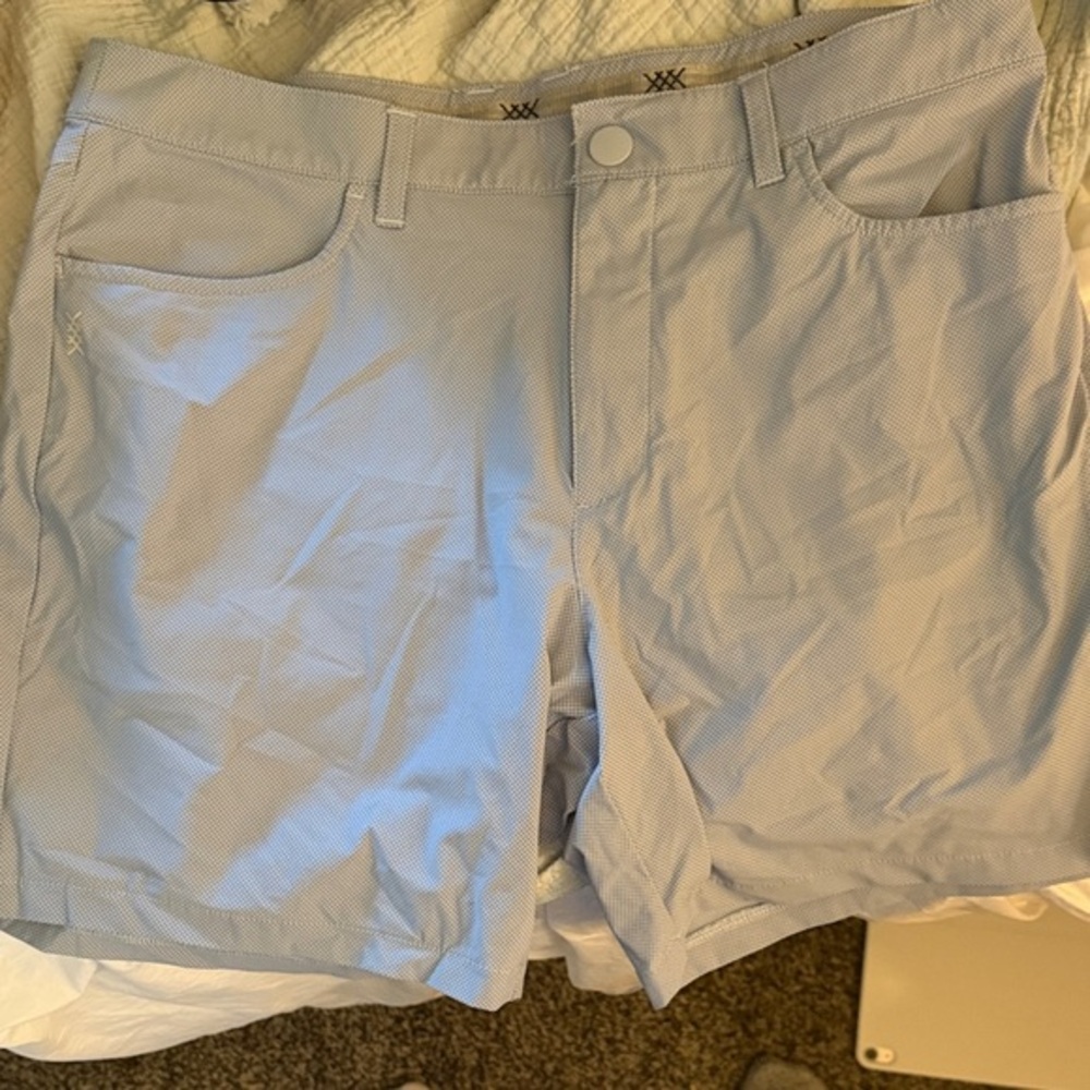 Rhone Men's Light Blue Hybrid Shorts